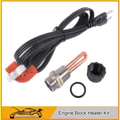 Kit aquecedor bloco motor diesel turbo 4 portas Dodge Ram 5.9L 6.7L Pickup 98-07 - Imagem 1 de 4