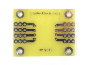 New Mounting / Breakout PCB For Cinemag / Jensen 8-Pin Input Transformers. C14 - Picture 1 of 1