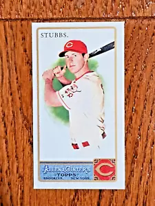 2011 Topps Allen und Ginter Mini A und G Rückseite Baseballkarte #343 Drew Stubbs - Bild 1 von 6