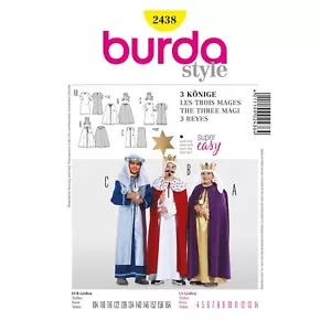 Burda Style Schnittmuster - Fasching - 3 Könige - Umhang - Nr. 2438 - Bild 1 von 4