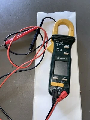 PINZA AMPERIMÉTRICA GREENLEE CM-450 TRUE RMS con cables   Foto 1 de 4