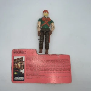 GI Joe Rock n Roll Sonic Fighter 1991  Hasbro With Card Back - Bild 1 von 3