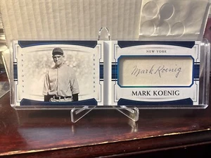 2018 Panini National Treasures Cut Signatures #10/49 Mark Koenig Auto Yankees - Picture 1 of 6