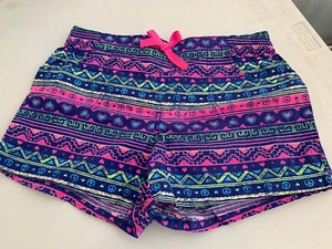 Kohl’s SO Girls Utility Shorts Sz: 14 Blue/Pink Multi RETAIL: $24 (MW-3) - Picture 1 of 7