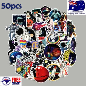 50pcs Nasa Astronaut Outer Space Vinyl Sticker Laptop Luggage - Picture 1 of 12