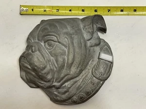 MACK BULLDOG Mascota CABEZA EMBLEMA 3D Metal GRANDE Arte de Pared Ferris Universidad Estatal - Imagen 1 de 16