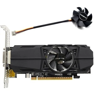 Ventilateur de refroidissement profil bas Gigabyte GTX1050ti 1050 GT1030 N710 ventilateurs de cartes vidéo GPU ventilateurs - Photo 1/5