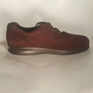 SAS FreeTime Lace Up Diabetic Sneakers Comfort Shoes Women's SA 9M Brown Nubuck - Picture 1 of 11