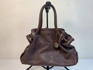 Furla brown Pebbled leather handbag Pre-owned - Picture 1 of 13