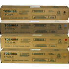 Toshiba Part# TFC25C. TFC25K. TFC25M. TFC25Y OEM Toner Cartridge Set