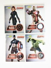 Marvel Avengers Movie Subway Limited Issued 2015 Age of Ultron 4 Card Lot