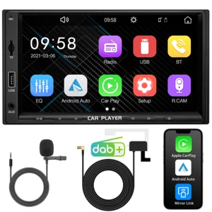 7 Zoll Double 2Din Car Autoradio MP5 Player Touchscreen MP3 DAB+ AUX RDS FM USB - Bild 1 von 14