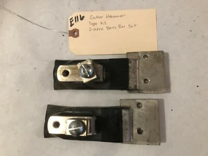 E116 Cutler Hammer KS SERIES 3 piece Buss Bar Circuit Breaker Connector SET - Foto 1 di 6