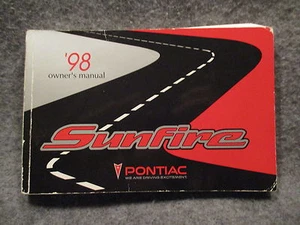 1998 Pontiac Sunfire Owners Users Manual Guide PN 10296280 A Reference Book 8676 - Picture 1 of 3