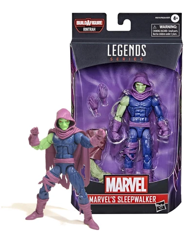 Marvel Legends Series Marvel's Sleepwalker 6" Figure with Rintrah BAF Piece MIB Cover