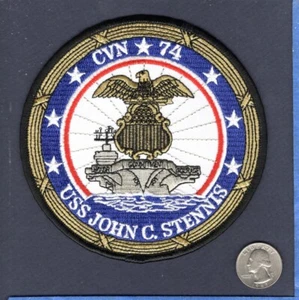 CVN-74 USS JOHN STENNIS US Navy Schiff Geschwader Träger Kreuzfahrtjacke Patch - Bild 1 von 1
