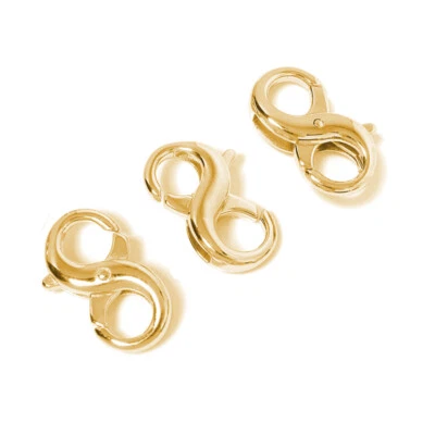 3x Doble Cierre de Langosta Collar Conector Extensor Cierres para Fabricación de Joyas Foto 1 de 4