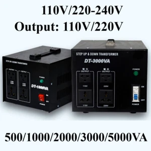 Step Up And Down Voltage Converter 0.5/1/2/3/5KVA Transformer 220V-110V/110-220V - Picture 1 of 15