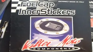 ADESIVO HONDA CARBONIO CARBON FIBER VALTER MOTO TAPPO SERBATOIO FUEL CAP - Picture 1 of 2