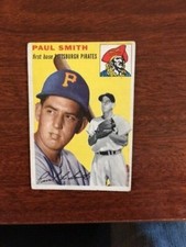 1954 Topps #11 Paul Smith VG(small wrinkle)