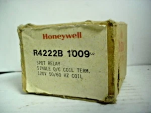 HONEYWELL R4222B 1009  1082 SPDT RELAY 120VAC COIL 15A NEW! QUANTITY! WOW! READ! - Picture 1 of 1