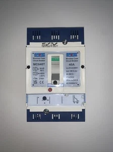 Proteus MCCB 40 Amp Triple Pole TP 3 Phase 3P 40A MC040T - VAT REG’D - Picture 1 of 8