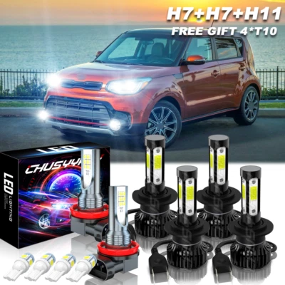 Faros antiniebla LED H7 H7 H11 para Freightliner Sprinter 2500 3500 07-18 Foto 1 de 4