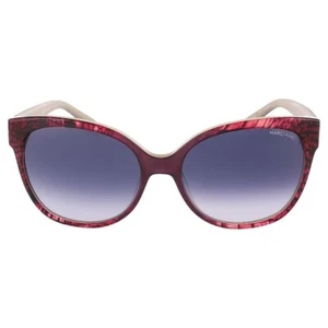 Marciano By Guess GM727 75B Red Snake Print Cat Eye Sunglasses Frame 58-17-135 - Picture 1 of 5