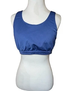 PATAGONIA Blue Sports Bra Low Impact Size 38/40 BC - Picture 1 of 9