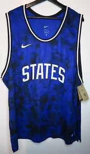 Camiseta deportiva de baloncesto Nike USMNT EE. UU. EE. UU. azul DN1134-452 para hombre XXL nueva con etiquetas - Imagen 1 de 7