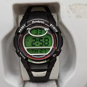 Armitron Sport Women's 45 6975 Digital Chronograph Resin Strap Watch New in Box - Picture 1 of 3