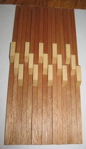 Autoharp 15 Chord Bars Mahogony Maple 3 Rows - Picture 1 of 4