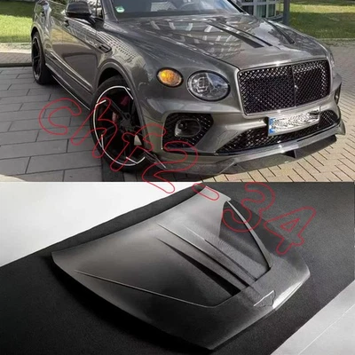 For Bentley Bentayga 2021-26 Real Carbon LD style Front Hood Vented Bonnet Cover - Imagem 1 de 4
