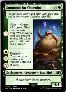 Magic | FIN | Summon: Fat Chocobo | 202 | Normal | NM - Picture 1 of 2