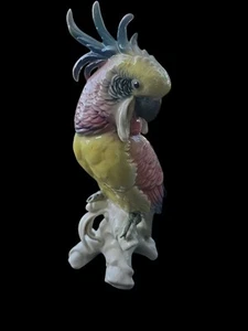 Karl Ens Porzellan Figur Papagei/Kakaduvintage - Bild 1 von 14