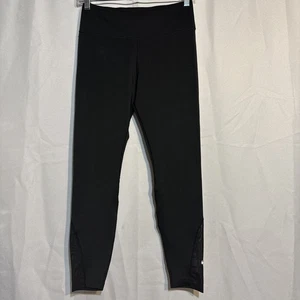 Nike DRI - FIT schwarze Sportleggings Mesh On Bottom Edge Damen Gr. M - Bild 1 von 5