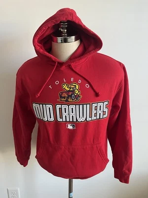 Toledo Mud Hens Crawlers Jeep Hoodie Sweatshirt MILB Baseball Mens Small - Image 1 of 3