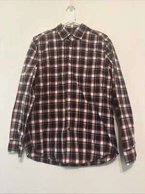 GAP KIDS Boys Size Medium Plaid Button Down Long Sleeve Shirt - Image 1 of 4