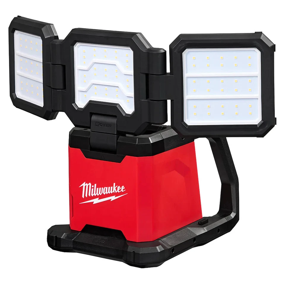 Milwaukee 2368-20 LED Light Dual Power Rover 3 Heads 4 500 Lumens M18 18 Volt
