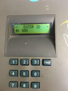 SCHLAGE IR INGERSOLL RAND BIOMETRIC HP-3000 HAND PUNCH TIME CLOCK - Picture 1 of 10