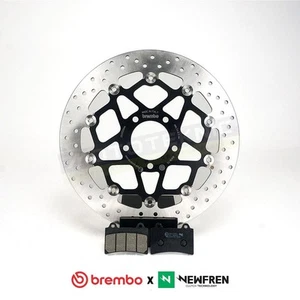Brembo Front Brake Disc + Newfren BT1 Pads fits Moto Guzzi V7 750 Stone 2012-14 - Picture 1 of 1