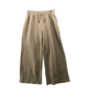 Zara Mädchen Gr. 10 (140 cm) Jogginghose weites Bein hellbraun Kordelzug Baggy hoher Bund - Bild 1 von 7