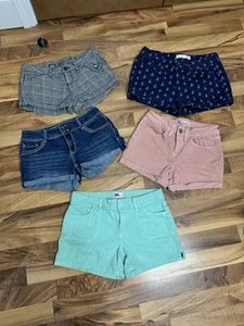 J784 - 5x Pairs of Girls Shorts Lot - Mixed Sizes - Picture 1 of 5