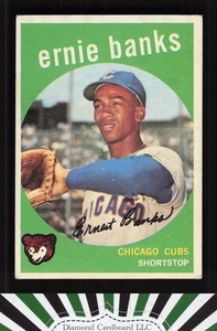 1959 Topps #350 Ernie Banks VG d - Picture 1 of 2