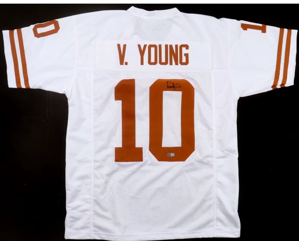 Camiseta deportiva firmada por Vince Young TriStar certificado de autenticidad envío gratuito Foto 1 de 1