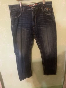 Herren Harley Davidson Dicke Nähte Denim Jeans 40X30 - Bild 1 von 13
