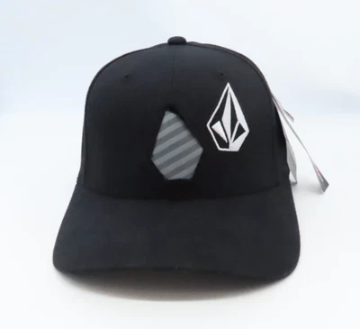 Volcom Slightly Removed Black Flexfit Size Large/Xlarge New With Tags - Image 1 of 4