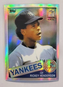 2001 Topps Chrome 50 Years Rickey Henderson Refractor #49T New York Yankees - Bild 1 von 4