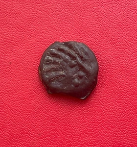 Belle monnaie Gauloise Potin à la tête d'indien et au sanglier. Etat TB+/TTB - Imagen 1 de 2
