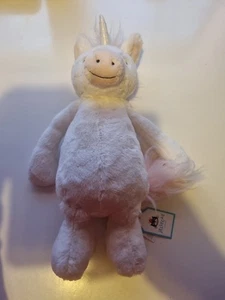 Jellycat Unicorn Original Bashful Unicorn New With Tags. AUTHENTIC  - Picture 1 of 8